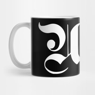 Ulm written with gothic font Mug